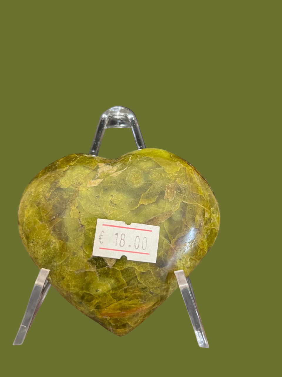 Cuore Opale Verde Madagascar - immagine 2