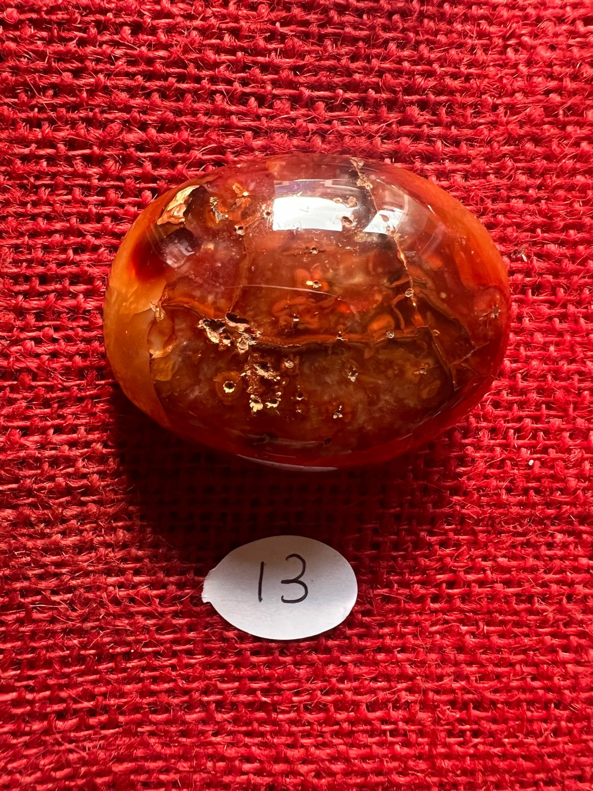 Burattata Agata Corniola Madagascar - immagine 14