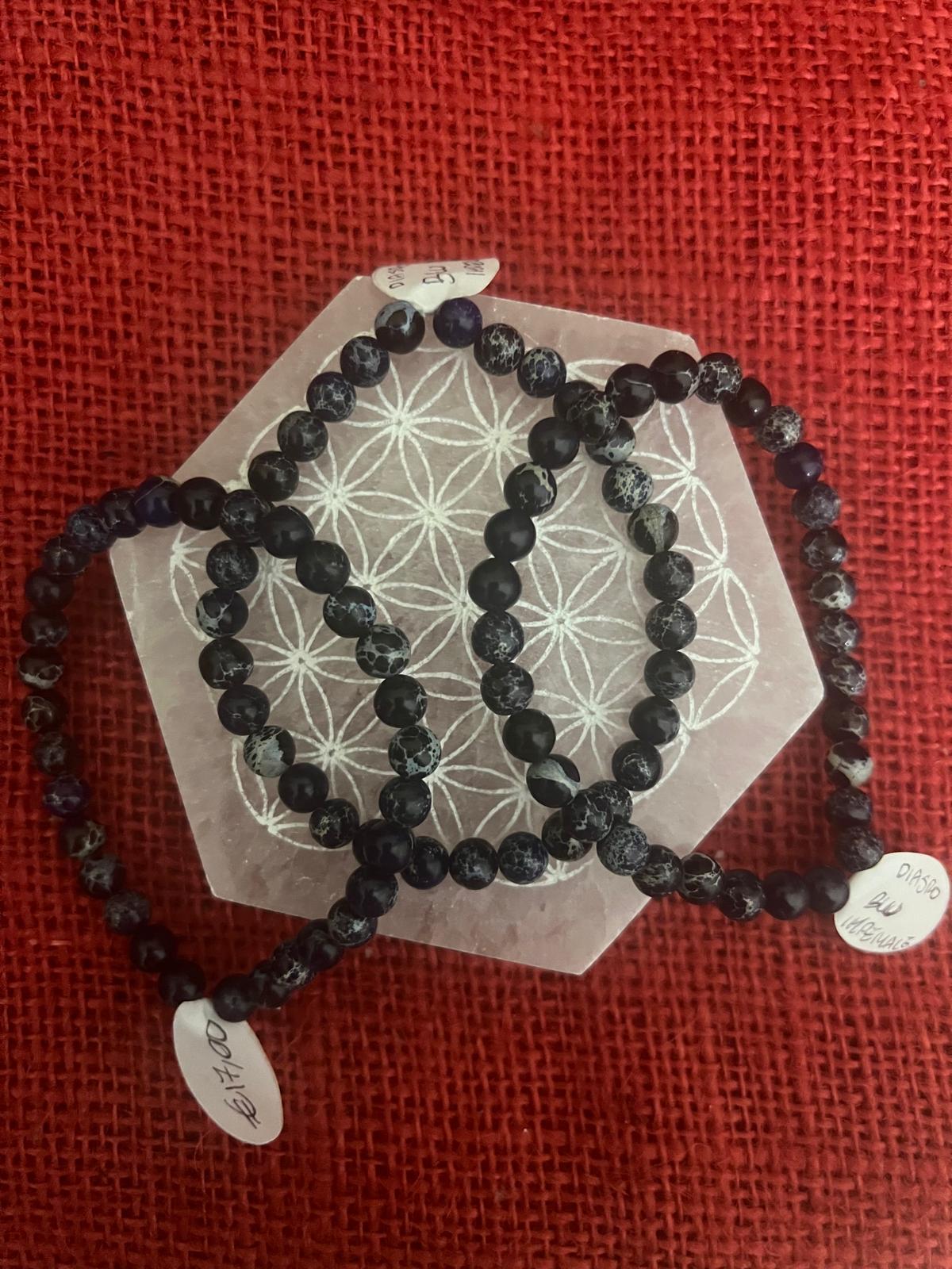 Bracciale Diaspro Blu Imperiale - immagine 5