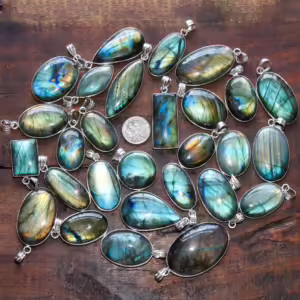Ciondolo In Labradorite in argento