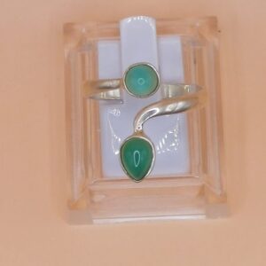 Anello con Giada Argento 925