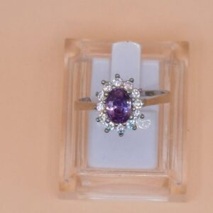 Anello Kate con Zirconi Cubici Argento 925 Regolabile