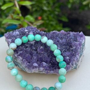 Bracciale in Crisoprasio 8 mm