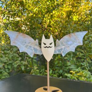 Pipistrello con Ali di Farfalla in Quarzo