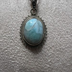 Ciondolo Larimar Argento 925