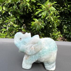 Elefante in Calcite Blu