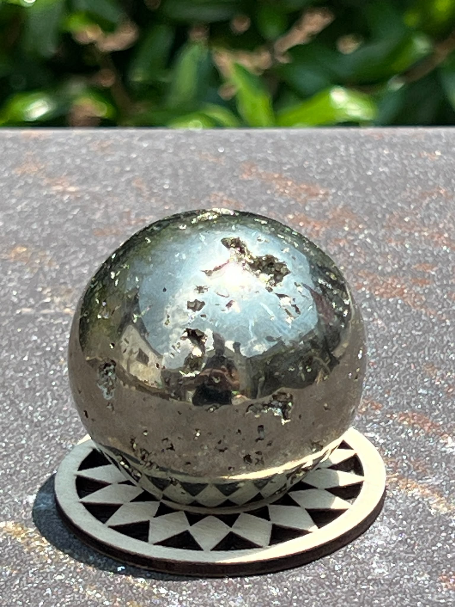 Sfera Pirite gr 198 dm 4,4