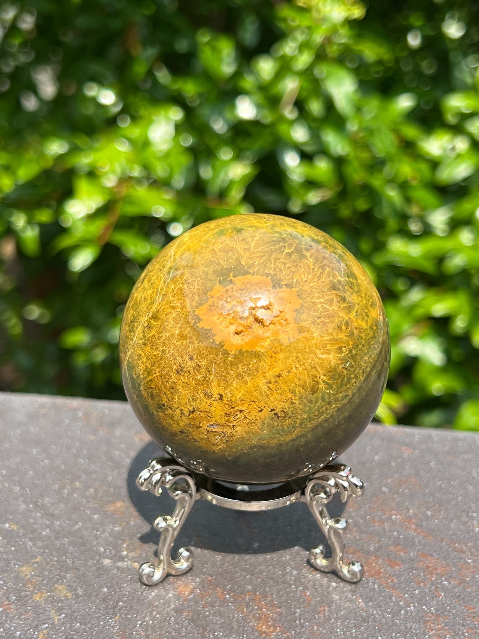Sfera Diaspro Oceano gr 320 dm 6,1 - immagine 2