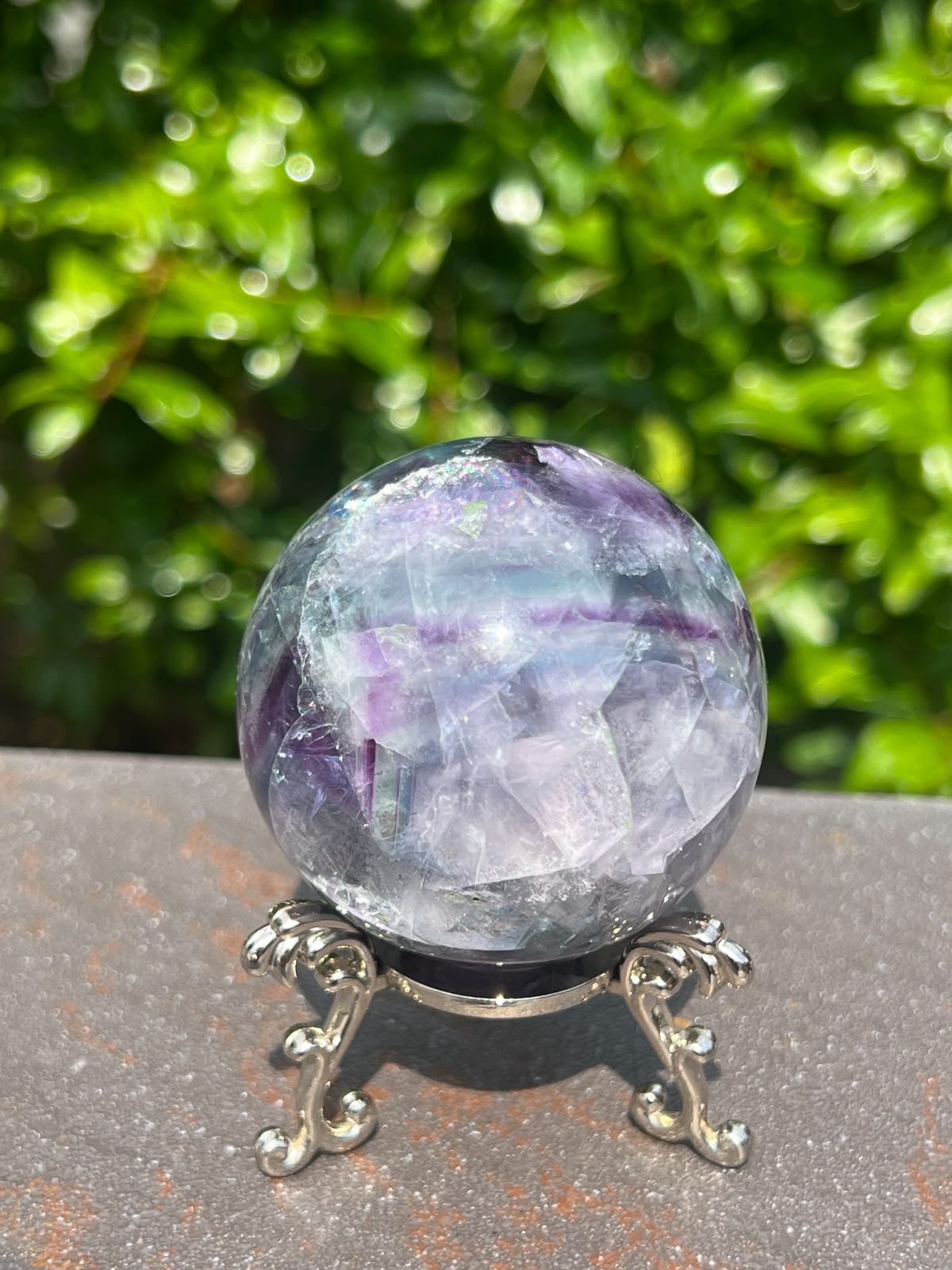 Sfera Fluorite gr 275 dm 5,5 - immagine 3