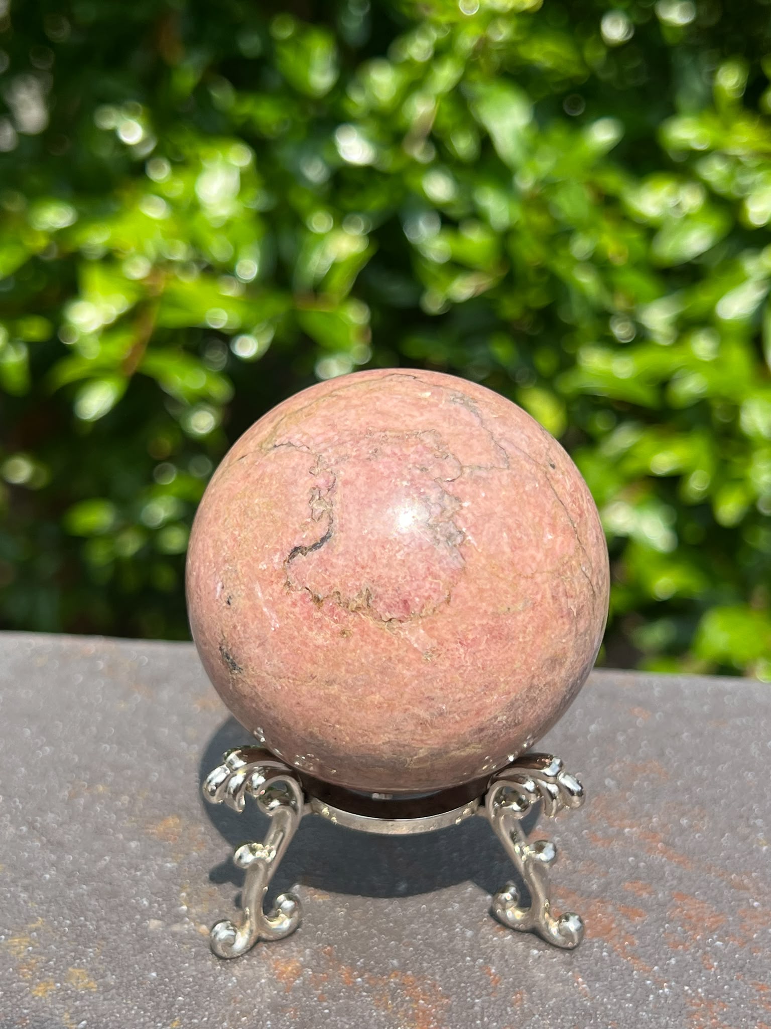Sfera Rodonite gr 361 dm 5,7 - immagine 3