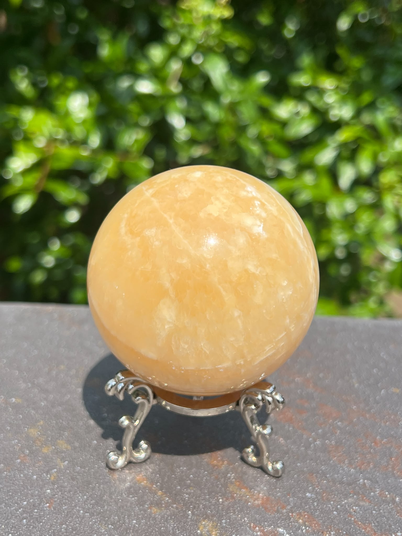 Calcite Miele gr 399 dm 6,6 - immagine 3