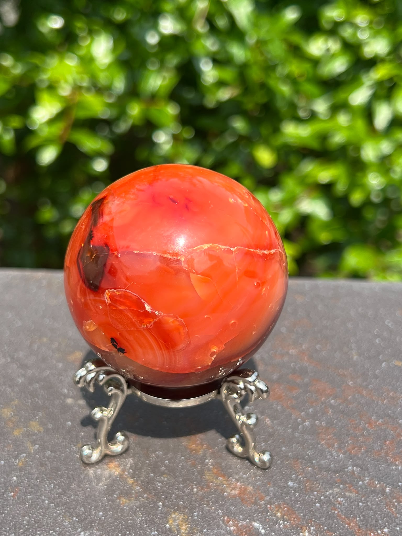 Sfera Corniola gr 259 dm 5,7